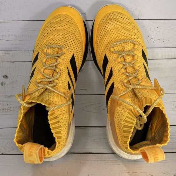 Gosha Rubchiniskiy X Adidas Copa Mid Primeknit Boost Gold Yellow Mens Size 9 - Picture 8 of 10